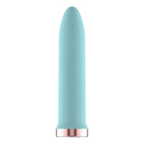 Passion Play Rechargeable Vibrating Bullet - Blue - BULLETS & EGGS