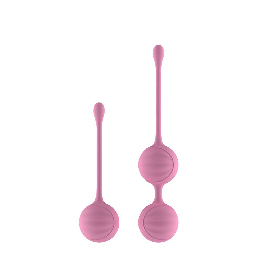 Passion Play Silicone Kegel Ball Set Pink Kegel Balls Set of 2 - KEGEL TOYS