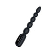 Passion Play Vibrating Anal Beads With LED Screen Black 23 Cm USB Rechargeable - ANAL TOYS