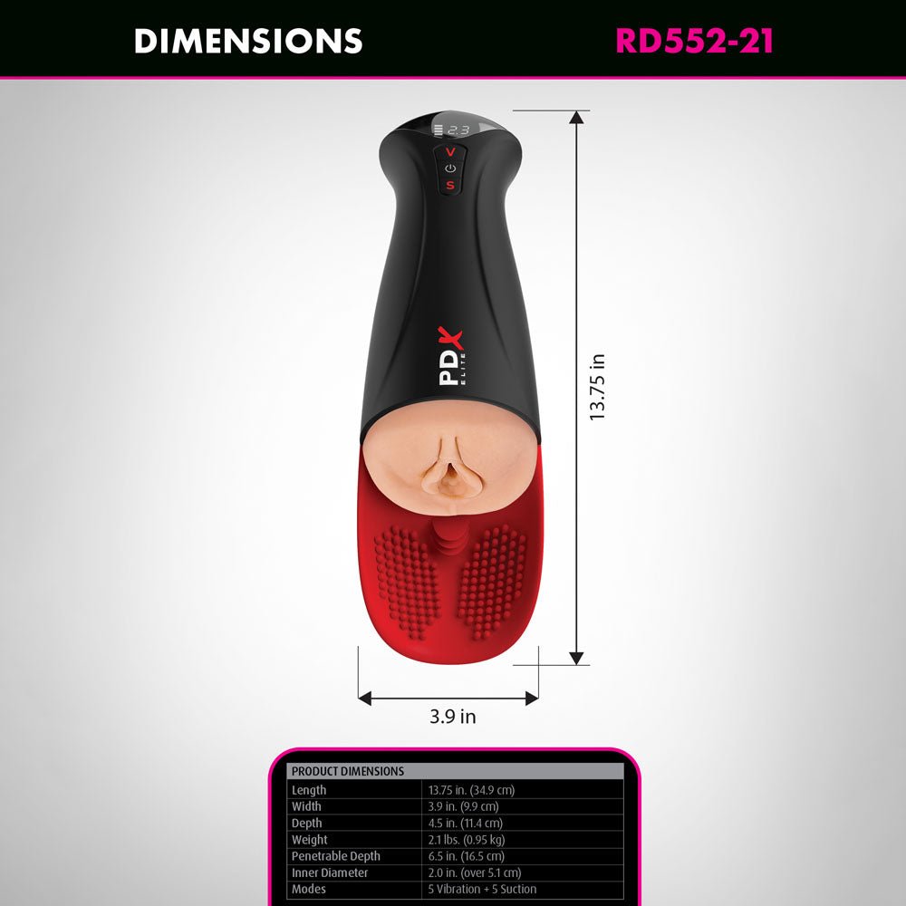 PDX Elite Fap - O - Matic Pro XL - Rechargeable Auto Stroker - MASTURBATORS - Naughty by Nature Adult Store