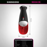 PDX Elite Fap - O - Matic Pro XL - White/Red - Rechargeable Auto Stroker - MASTURBATORS