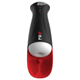 PDX Elite Fap - O - Matic Pro XL - White/Red - Rechargeable Auto Stroker - MASTURBATORS