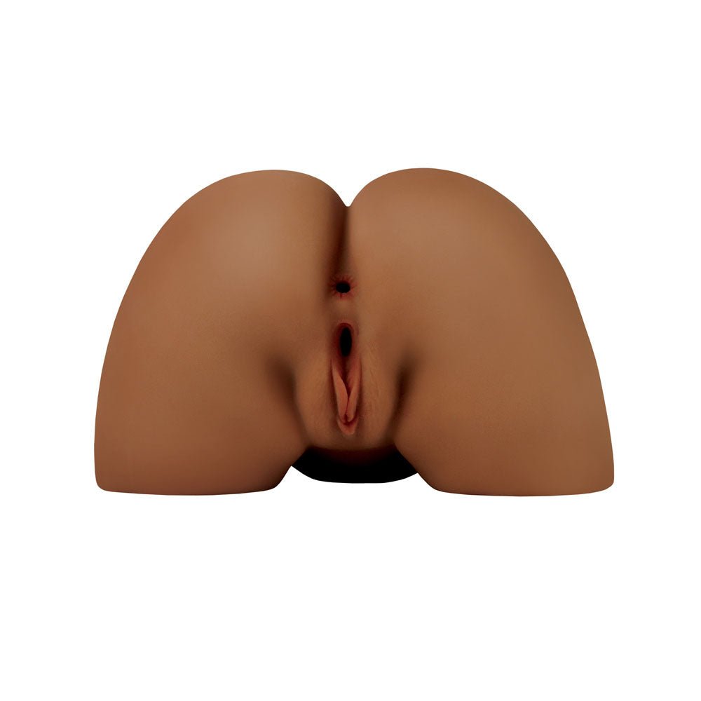 PDX Elite Shake That Ass - Brown Rechargeable Vibrating Masturbator - MASTURBATORS