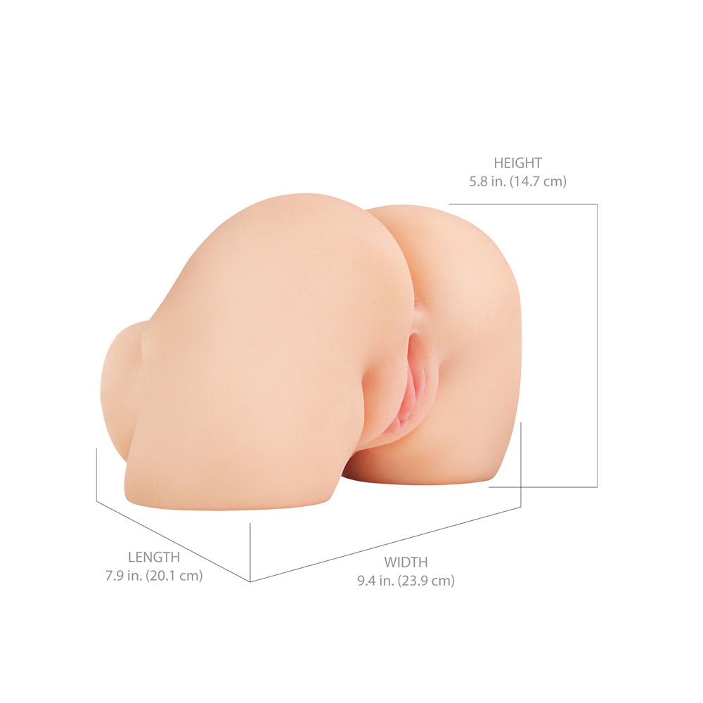 PDX Elite Shake That Ass - Flesh Vibrating Mega Masturbator - MASTURBATORS