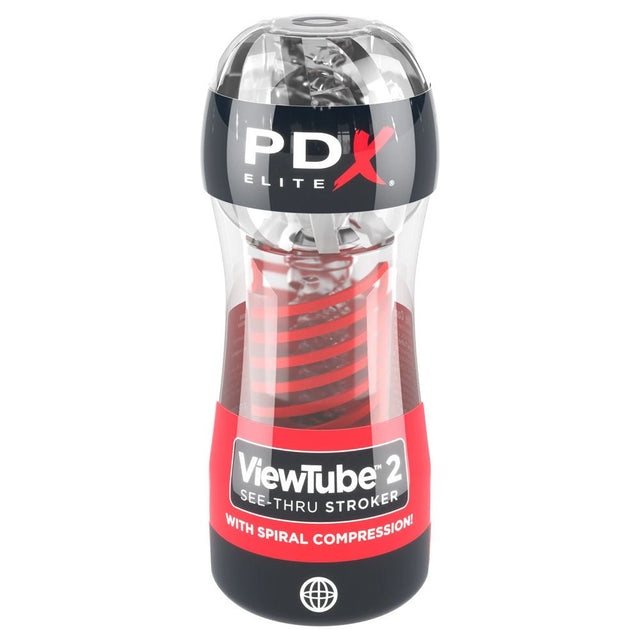 PDX Elite Viewtube 2 - Clear Stroker - MASTURBATORS