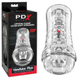 PDX Elite ViewTube EZ Grip Stroker Clear Deluxe Pro - MASTURBATORS