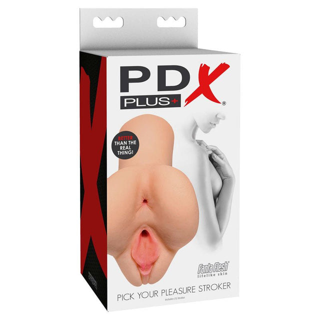 PDX PLUS Pick Your Pleasure Stroker - Flesh Vagina Stroker - MASTURBATORS