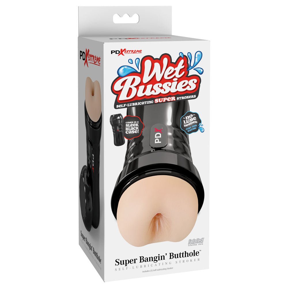 PDX Wet Bussies Super Bangin Butt - Light - Flesh Anal Stroker - MASTURBATORS - Naughty by Nature Adult Store
