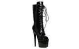 Peep - Toe Ankle Boot Black 7in - Lingerie