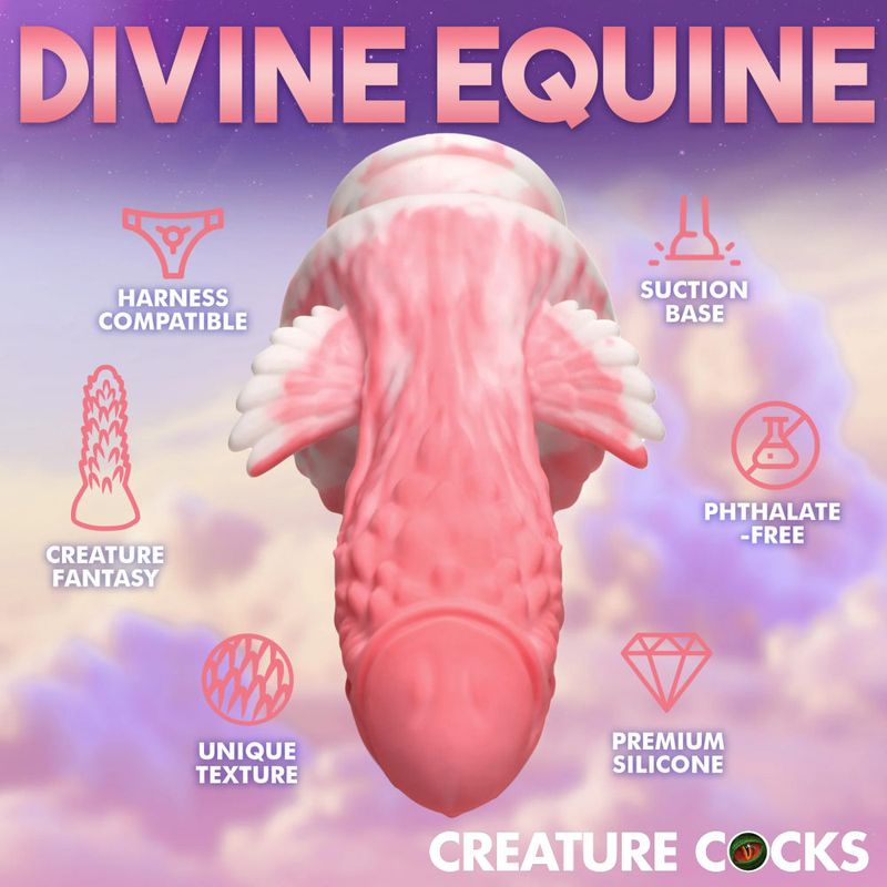 Pegasus Pecker Winged Silicone Dildo - Adult Toys