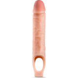 Performance 10in Cock Sheath Penis Extender Vanilla - Naughty by Nature Adult Store