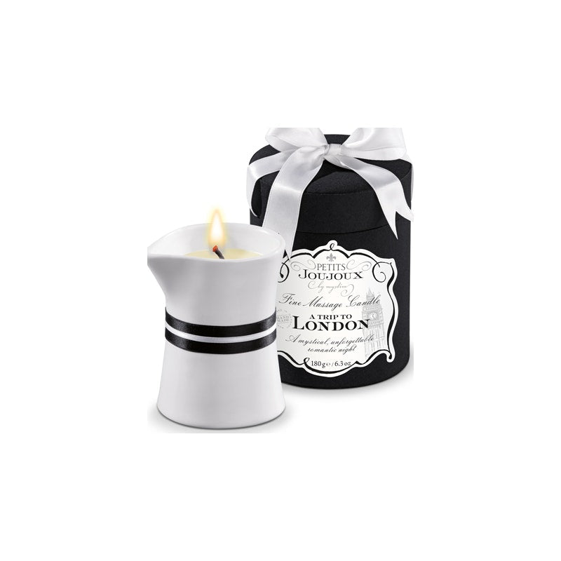 Petits Joujoux A Trip to London Massage Candle 190ml - Lotions & Potions