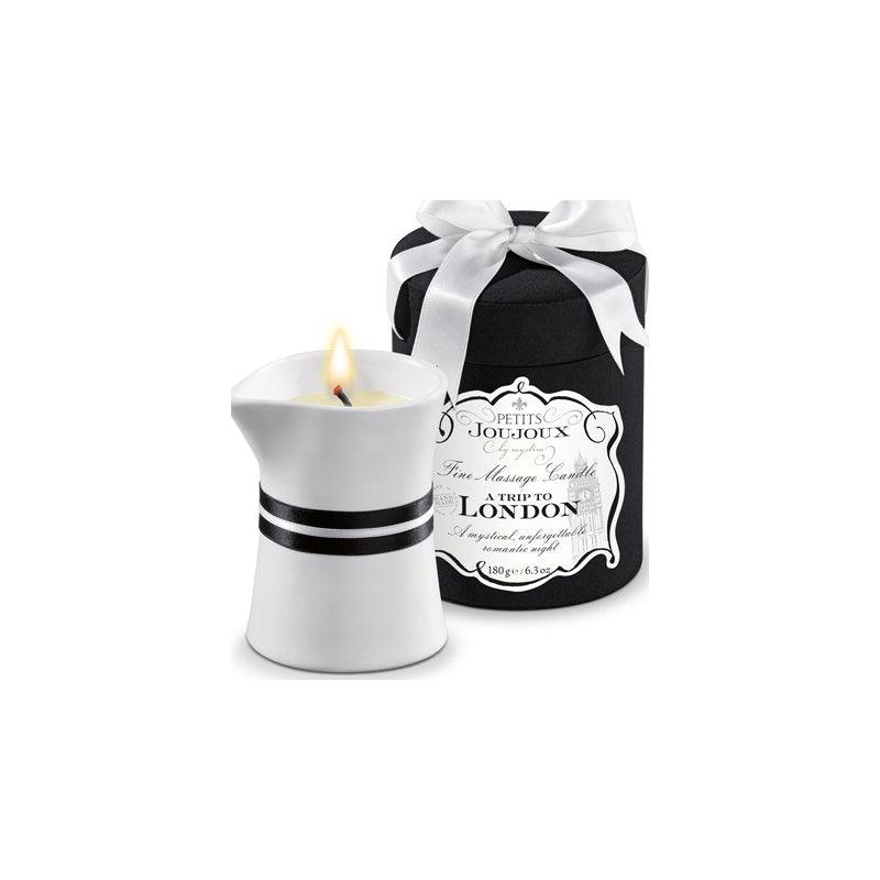 Petits Joujoux A Trip to London Massage Candle 190ml - Lotions & Potions