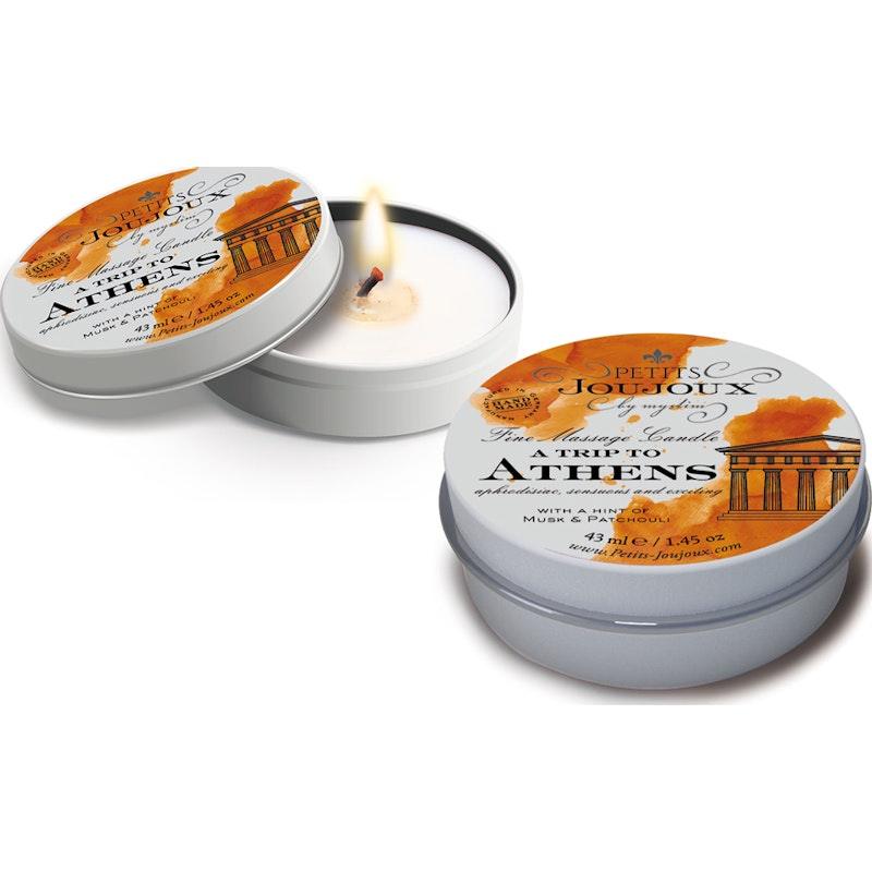 Petits JouJoux Massage Candle Athens 43ml - Lotions & Potions