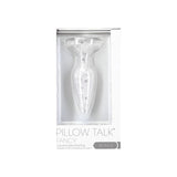 Pillow Talk Fancy Luxurious Glass Anal Plug w Clear Gem - Adult Toys