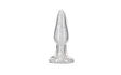 Pillow Talk Fancy Luxurious Glass Anal Plug w Clear Gem - Adult Toys