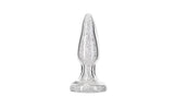 Pillow Talk Fancy Luxurious Glass Anal Plug w Clear Gem - Adult Toys