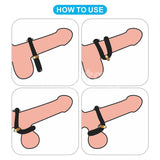 Pinnacle Pro Anyfit Stretcher - Black Adjustable Cock Ring - COCK RINGS