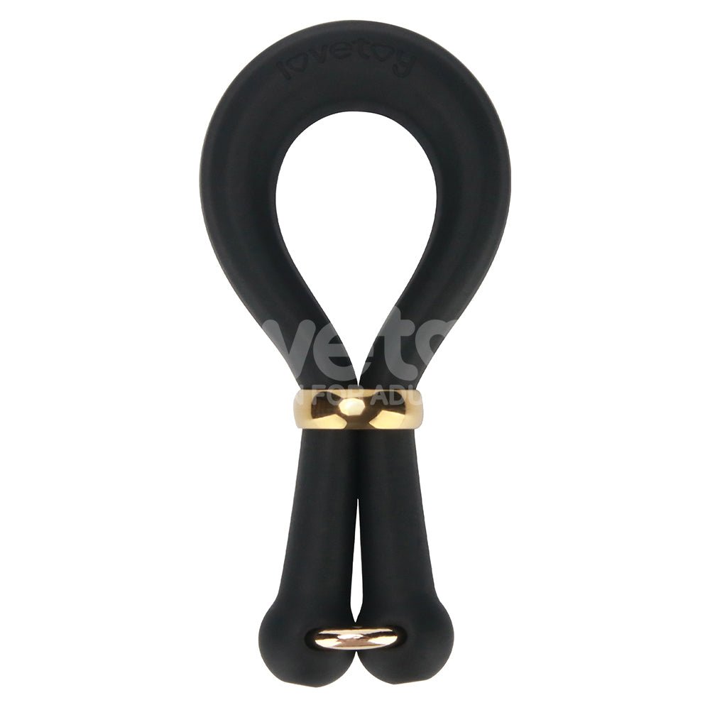 Pinnacle Pro Anyfit Stretcher - Black Adjustable Cock Ring - COCK RINGS