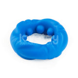 Pinnacle Pro Ridge Bump Stretcher - Blue Cock Ring - COCK RINGS