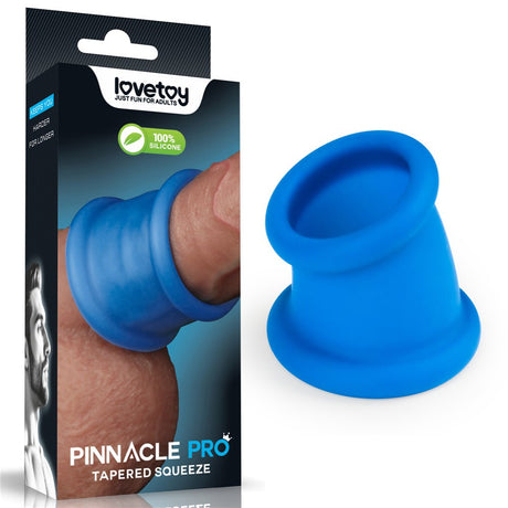 Pinnacle Pro Tapered Squeeze - Blue Ball Stretcher - COCK RINGS