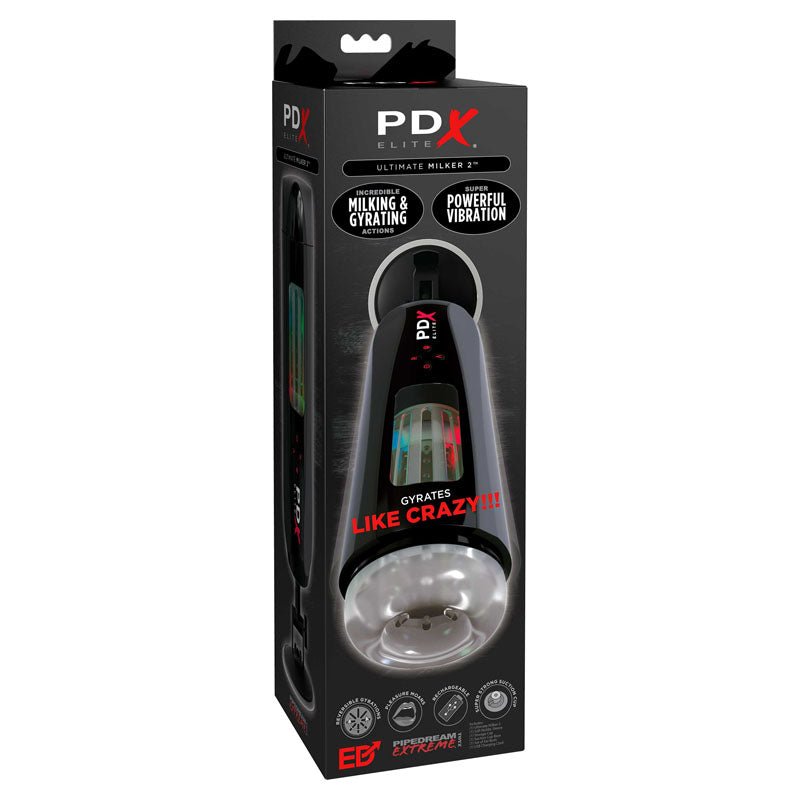 Pipedream Extreme Toys Elite Ultimate Milker 2 - USB Rechargeable Masturbator - MASTURBATORS