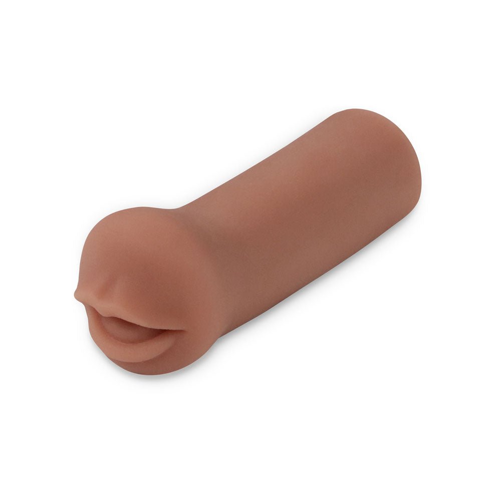 Pipedream Extreme Toyz Coed Cocksucker - Brown Mouth Stroker - MASTURBATORS