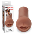 Pipedream Extreme Toyz Coed Cocksucker - Brown Mouth Stroker - MASTURBATORS