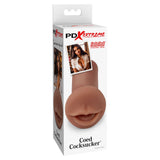 Pipedream Extreme Toyz Coed Cocksucker - Brown Mouth Stroker - MASTURBATORS