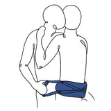 Pivot Deluxe Doggie Strap - Black Position Harness Strap - BONDAGE - TOYS