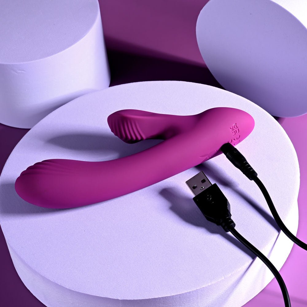 Playboy Pleasure BITTY BUNNY - Purple 14.7 cm USB Rechargeable Rabbit Vibrator - VIBRATORS