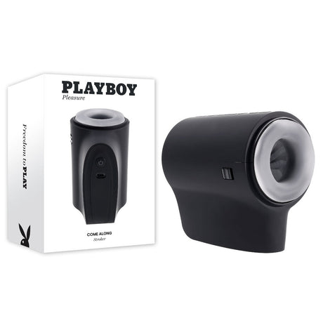Playboy Pleasure COME ALONG - USB Rechargeable Vibrating Stroker - MASTURBATORS