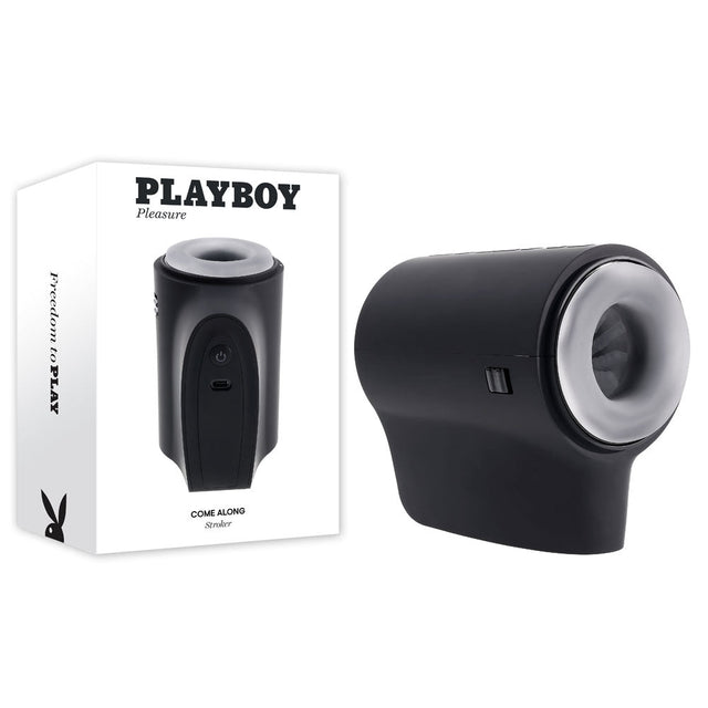 Playboy Pleasure COME ALONG - USB Rechargeable Vibrating Stroker - MASTURBATORS