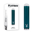 Playboy Pleasure EMERALD - USB Rechargeable Glass Tipped Bullet - BULLETS & EGGS