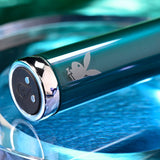 Playboy Pleasure EMERALD - USB Rechargeable Glass Tipped Bullet - BULLETS & EGGS