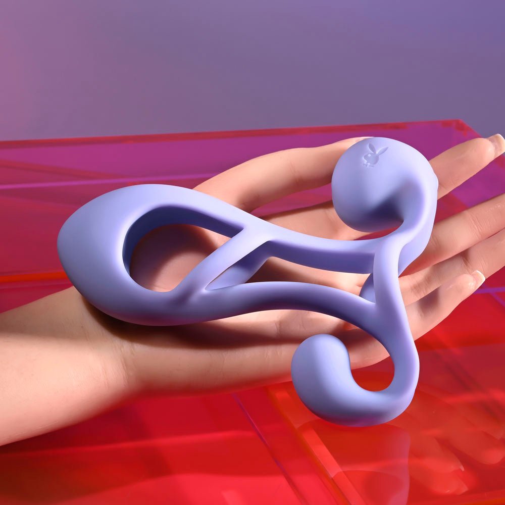 Playboy Pleasure FANTASY CAGE - Vibrating Penis Sleeve - SLEEVES