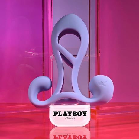 Playboy Pleasure FANTASY CAGE - Vibrating Penis Sleeve - SLEEVES