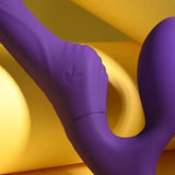 Playboy Pleasure Hug It Out Purple 29 cm USB Rechargeable Strapless Strap On - STRAP - ONS