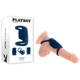 Playboy Pleasure JET PACK - Vibrating Penis Harness - SLEEVES