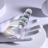 Playboy Pleasure JEWELS BEADS - Clear Glass 12 cm Anal Beads - GLASS TOYS