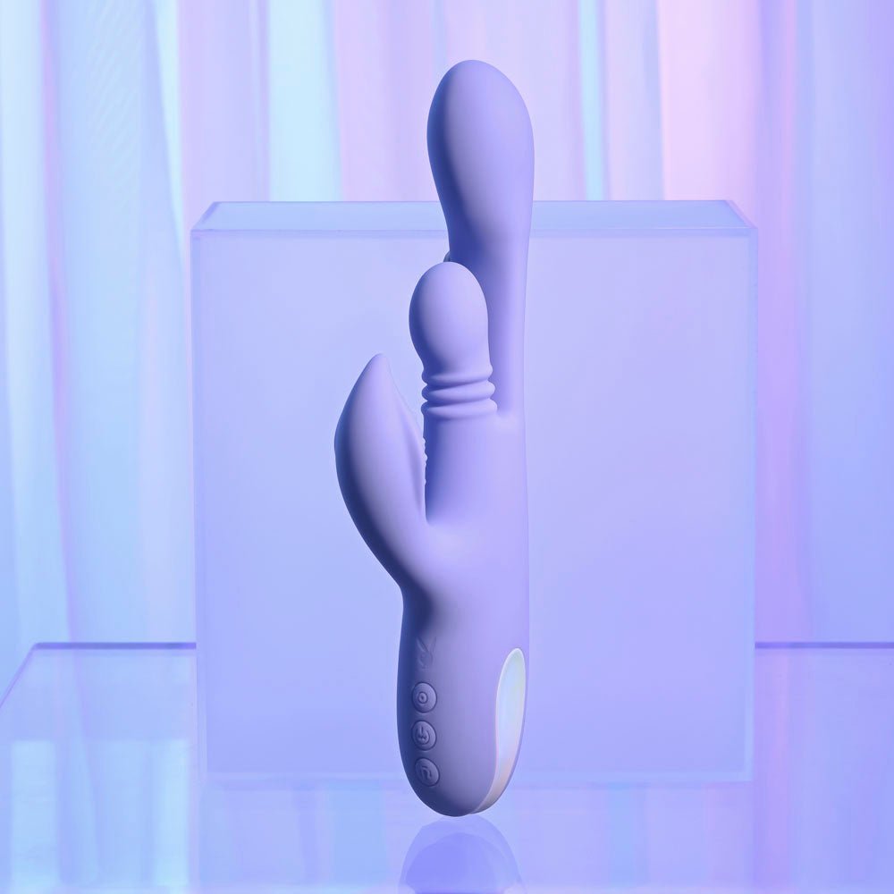 Playboy Pleasure NUBBIN RUBBIN - Thrusting Rabbit Vibrator - VIBRATORS