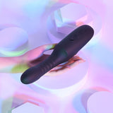 Playboy Pleasure Overdrive Thrusting Vibrator – Heated & Suction Base - VIBRATORS