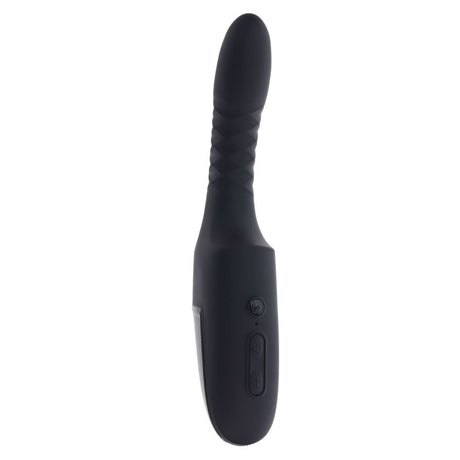 Playboy Pleasure Overdrive Thrusting Vibrator – Heated & Suction Base - VIBRATORS