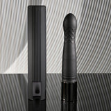 Playboy Pleasure PLEASURE ZONE - Black 21.4 cm Rechargeable Vibrator with USB Charging Dock - VIBRATORS