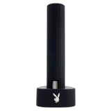 Playboy Pleasure PLEASURE ZONE - Black 21.4 cm Rechargeable Vibrator with USB Charging Dock - VIBRATORS