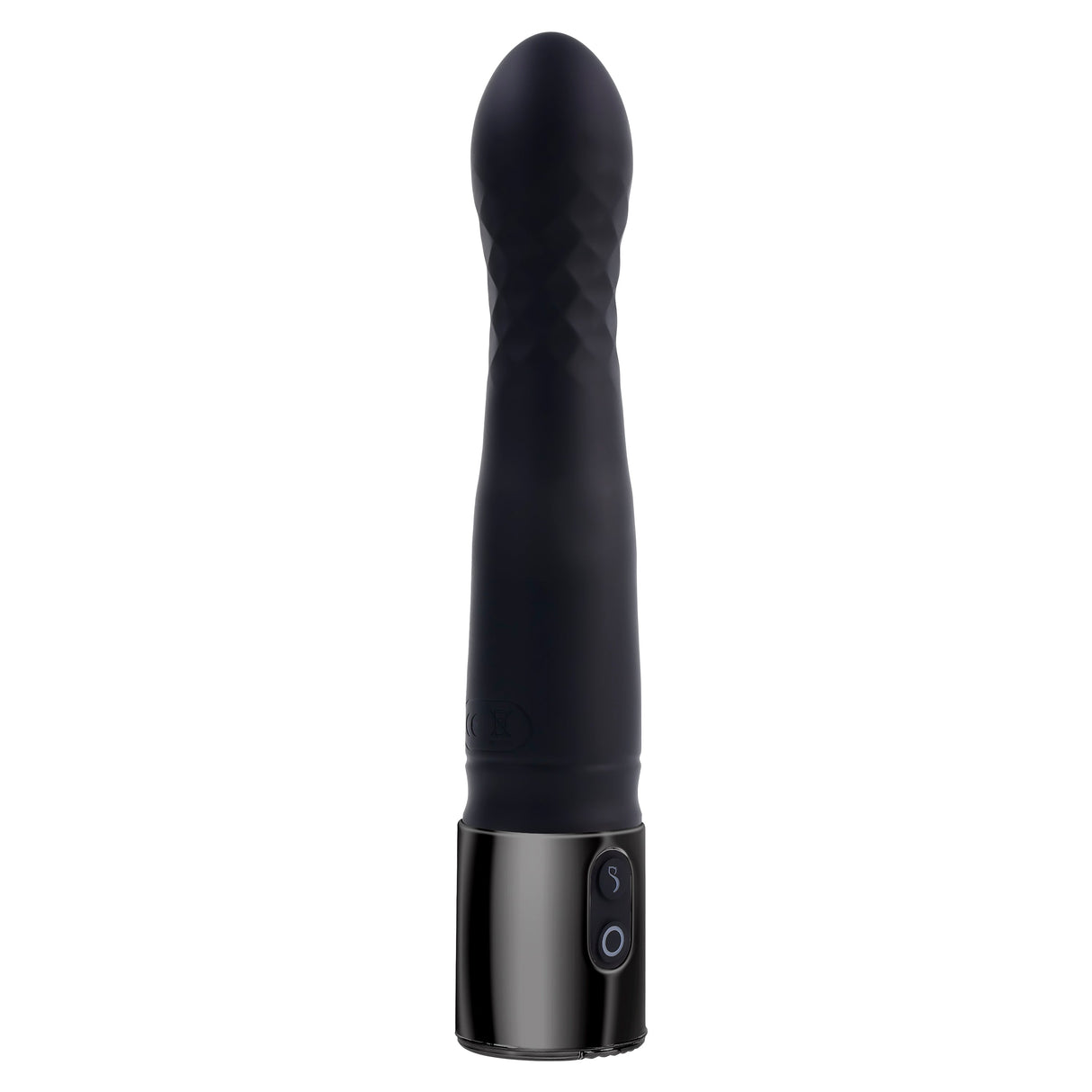 Playboy Pleasure PLEASURE ZONE - Black 21.4 cm Rechargeable Vibrator with USB Charging Dock - VIBRATORS