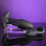 Playboy Pleasure Rim Shot Vibrating Butt Plug – Flicking & Rechargeable - ANAL TOYS