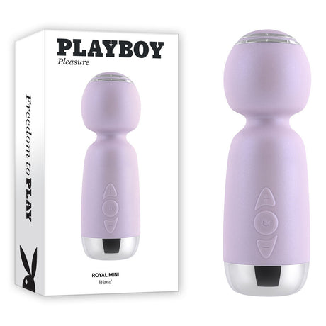 Playboy Pleasure ROYAL MINI - Rechargeable Mini Wand Vibrator - VIBRATORS