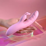Playboy Pleasure RUB ME RIGHT - Thrusting Rabbit Vibrator - VIBRATORS