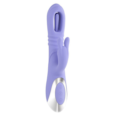 Playboy Pleasure Tap Me In Purple Rabbit Vibrator - VIBRATORS